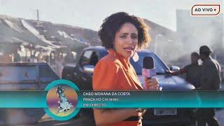 Atriz Brenda Ligia na série de TV África da Sorte