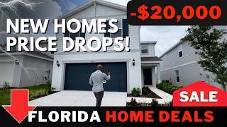 Inside 3 New Construction Homes For Sale in Florida As Builders Discount Prices in 2024