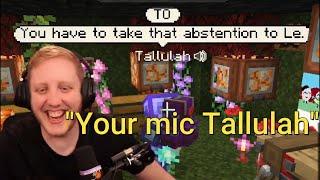 Tallulah accidently opens her mic on Philzas stream infront of 10000 People On QSMP minecraft