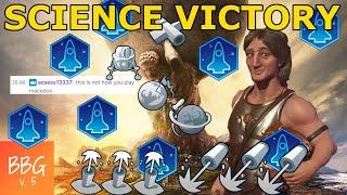 How Civ 6 PROS Win Science Victory in Multiplayer FAST