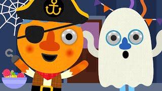 Knock Knock Trick Or Treat?  Halloween Kids Song  Noodle & Pals