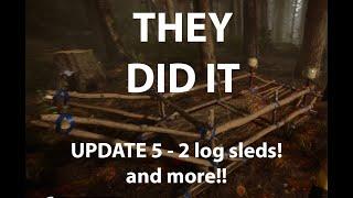 THEY DID IT Sons of the Forest UPDATE 5 - what you need to know #logsled