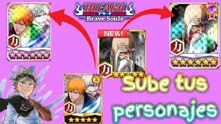 Como subir a tus personajes a 6 estrellas Guía  Bleach Brave Souls