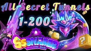 SSSnaker Arcade Era Lightning Arena 1-200 Waves All Secret Tunnels Locations 1.6.0 Thunder S4 Event