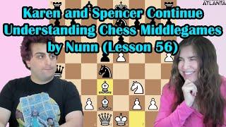 Wednesday Spencer teaches Nunns French Winawer Structure from Understanding Chess Middlegames