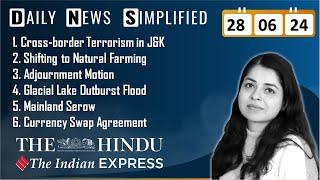 The Hindu & The Indian Express Analysis  28 June 2024  Daily Current Affairs  DNS  UPSC CSE