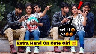 Extra Hand Prank On Sholder   Part-17   Amazing Reaction   Rahul Fun Video