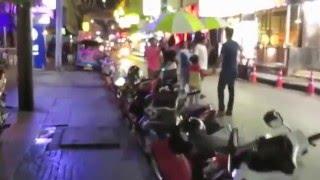 Asian Travel Events Full HD 2016  Beach Road Pattaya 2015 Thai Girls at Night
