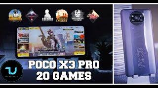 Poco X3 Pro gaming test TOP 20 Games for Snapdragon 860 6090120 FPS meterAfter new Updates