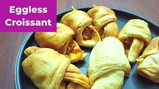 Croissant Recipe in Kannada with Paneer Masala Stuffing   Eggless Croissant Recipe at Home