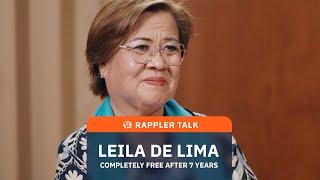 Rappler Talk Leila de Lima completely free after 7 years