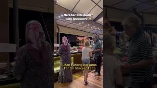 Sultan Pahang & Tan Sri Vincent Tan di Pulau Tioman