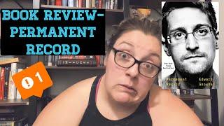 Book Review- Permanent Record by Edward Snowden