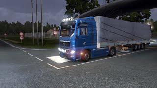 Euro Truck Simulator 2 - Driving through the UK with MAN TGX 18.680 V8