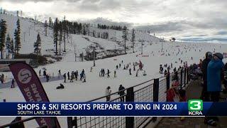 South Lake Tahoe shops ski resorts get ready to ring in 2024. What will the turnout be?