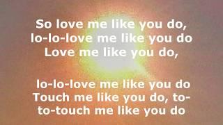 love me like you do lyrics