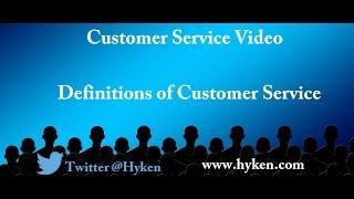 Customer Service Speaker Discusses Definitions of Customer Service