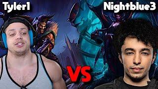 Tyler1 Meets Nightblue3 in SoloQ  League of Legends