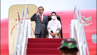 Keberangkatan Presiden Jokowi dan Ibu Iriana ke Phnom Penh Badung 9 November 2022