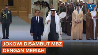 Jokowi Diiringi Meriam dan Disambut MBZ di Istana Qasr Al Watan Abu Dhabi