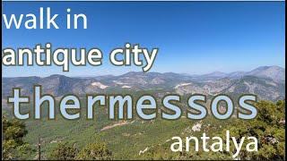Walk in Termessos Antique City – A MUST SEE in Antalya Turkey Autumn 2022
