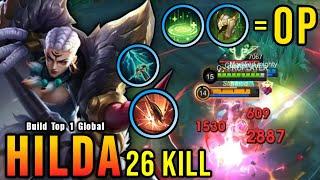 26 Kills New OP Build for Hilda with Revitalize META - Build Top 1 Global Hilda  MLBB