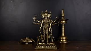 Lord Brahma Hindu Trinity of God Creator of Universe Idol 12 - StatueStudio