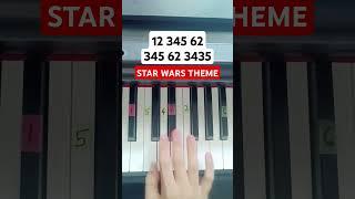 Star Wars Main Theme Piano Tutorial #starwars #theme #pianotutorial