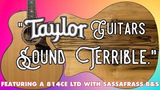 @taylorguitars Sound Terrible featuring a Taylor 814ce with Sassafras