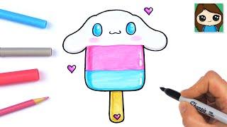 How to Draw Cinnamoroll Popsicle Ice Cream  Sanrio