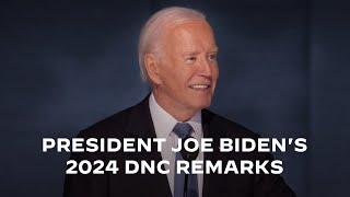 President Joe Bidens 2024 DNC Remarks History Is In Your Hands