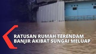 Akibat Sungai Meluap Ratusan Rumah di Tasikmalaya Terendam Banjir