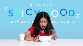 Kids Try Spicy Food from Around the World  Kids Try  HiHo Kids