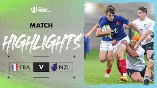 New Zealand COMEBACK  France v New Zealand  World Rugby U20 Championship 2024 Match Highlights