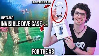 Finally Invisible Selfie Stick Under Water - Insta360 Invisible Dive Case Review & Test