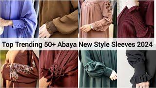 Top Trending 50+ Modern Abaya Sleeves Designs and ideas 2024Abaya CollectionsAbaya Sleeves Designs
