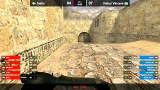 NaVi vs. fnatic map 3 dust2