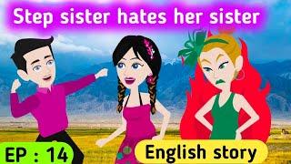 Step sister part 14  English story  Learn English  Animated stories  Sunshine English