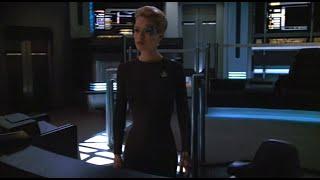 Seven of Nine in charge of the ship  HD Upscaling  Video Enhance AI  Star Trek Voyager - One