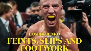 Lomachenko FEINTS SLIPS AND FOOTWORK- boxing breakdown
