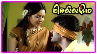 Chellame movie scenes  Bharath comes to Goa  Vishal asked to go to Mumbai  Reema Sen