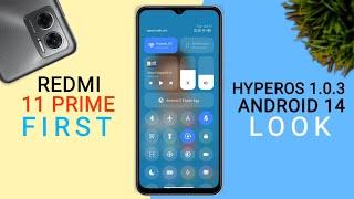 Redmi 11 Prime HyperOS 1.0.1.0 Android 14 Update  54+ Hidden Features  Redmi 11 Prime New Update