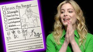 Gillian Jacobs Reacting to Her D&D Character Sheet From Community  io9 Interview
