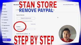   How To Delete Remove Paypal From Stan Store 