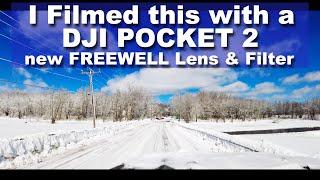 New Product in 2021 - DJI OSMO Pocket 2 ND Filters for ANAMORPHIC & WIDE ANGLE LENS - Review