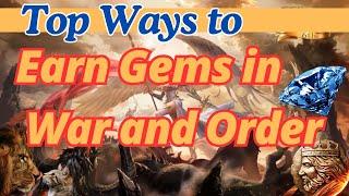 War and Order Top Ways to Earn Gems in War and Order  Catzilla