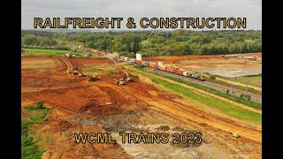 Railfreight & Construction   WCML Trains @ Wilsons Crossing 16th May 2023