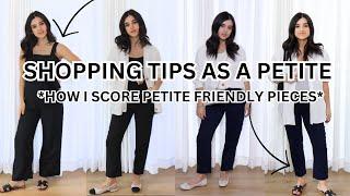 How I SHOP As A PETITE & My Favorite Brands