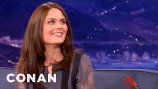 Emily Deschanel Loved To Torture Zooey Deschanel  CONAN on TBS