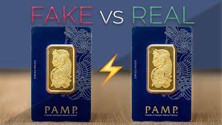 5+ Ways to Spot a FAKE vs REAL Gold Bar PAMP Edition